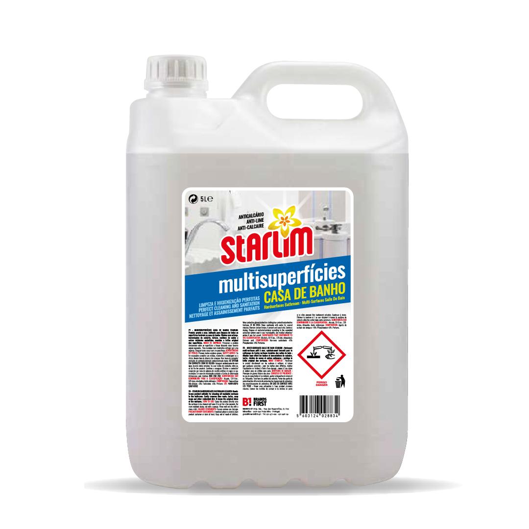 STARLIM Multisuperfícies Casa de Banho 5L