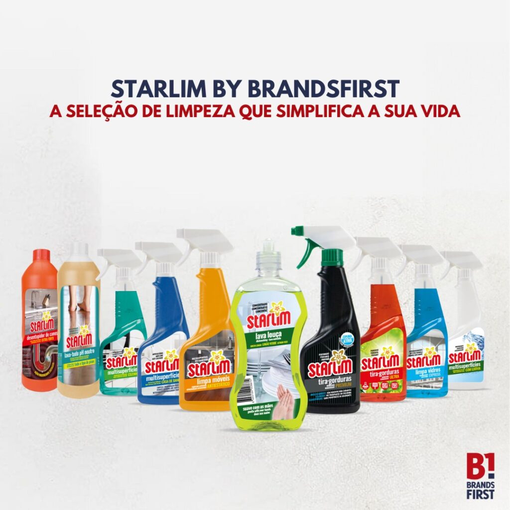 Familia Starlim, BrandsFirst, Produtos de Limpeza, Produtos de limpeza para lar
